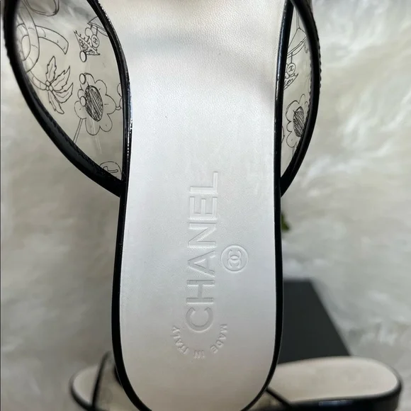 🍾🥂SOLD🥳Chanel Transparent Mule Sandals - Picture 10 of 11